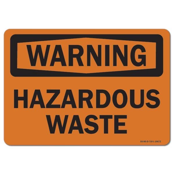 Safety Sign, OSHA Warning, 12